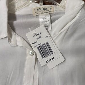 L space swimsuit cover NWT